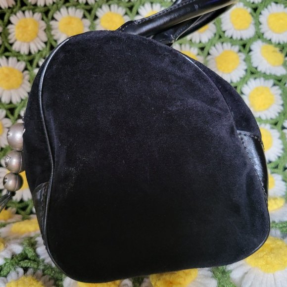 Juicy Couture Script Detail Velour Handbag - Picture 4 of 16